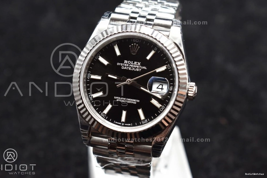 Best Stick Youthful Black DateJust 392 VS 904L Jubilee 126334 Dial SS 41 VSF Bracelet Edition 1:1 Steel on 0512